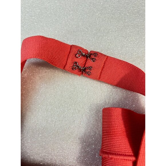 Authentic Herve Leger "SARAI" Hibiscus Halter Bandage Dress - $1,050 Small 2 4 - Picture 10 of 10